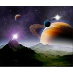 Casa si Gradina - Decoratiuni - Decoratiuni perete - Fototapet, autocolant, Spatiul in viitor, 200 x 150 cm - Infinity.ro