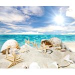 Casa si Gradina - Decoratiuni - Decoratiuni perete - Fototapet, autocolant, Plaja cu stelute 2, 250 x 200 cm - Infinity.ro