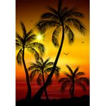 Casa si Gradina - Decoratiuni - Decoratiuni perete - Fototapet, autocolant, Palmieri 8, 200 x 150 cm - Infinity.ro