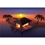 Casa si Gradina - Decoratiuni - Tapet - Fototapet, autocolant, Palmieri 23, 300 x 200 cm - Infinity.ro