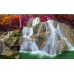 Casa si Gradina - Decoratiuni - Tapet - Fototapet, autocolant, Cascada in culori, 250 x 150 cm - Infinity.ro