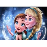 Casa si Gradina - Decoratiuni - Decoratiuni perete - Fototapet, autocolant, Elsa si Anna, 250 x 150 cm - Infinity.ro