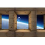 Casa si Gradina - Decoratiuni - Decoratiuni perete - Fototapet, autocolant, Fereastra spre univers, 200 x 150 cm - Infinity.ro