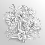 Casa si Gradina - Decoratiuni - Tapet - Fototapet, autocolant, Floral relief, 200 x 150 cm - Infinity.ro