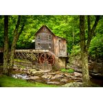 Casa si Gradina - Decoratiuni - Decoratiuni perete - Fototapet, autocolant, Moara din padure, 250 x 150 cm - Infinity.ro