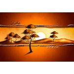 Casa si Gradina - Decoratiuni - Tablouri - Tablou canvas Africa retro vintage arta 104, 75 x 50 cm - Infinity.ro