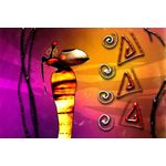 Casa si Gradina - Decoratiuni - Tablouri - Tablou canvas Africa retro vintage arta 2, 75 x 50 cm - Infinity.ro