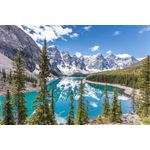 Casa si Gradina - Decoratiuni - Tablouri - Tablou canvas Lacul Moraine, munti, cer albastru, 105 x 70 cm - Infinity.ro