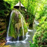 Casa si Gradina - Decoratiuni - Tablouri - Tablou canvas Cascada Bigar, 50 x 50 cm - Infinity.ro