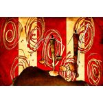 Casa si Gradina - Decoratiuni - Tablouri - Tablou canvas Africa retro vintage arta 55, 60 x 40 cm - Infinity.ro