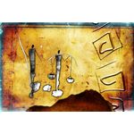 Casa si Gradina - Decoratiuni - Tablouri - Tablou canvas Africa retro vintage arta 58, 60 x 40 cm - Infinity.ro
