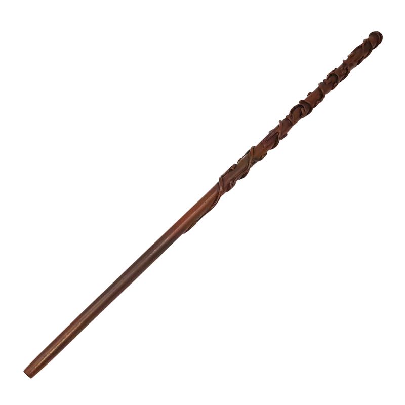 Jucarii, Copii si Bebe - Jucarii si jocuri - Jucarii & jocuri educative - Jucarii interactive - Bagheta de colectie IdeallStore®, Hermione Granger, insertii metalice, 40.5 cm, maro - Infinity.ro