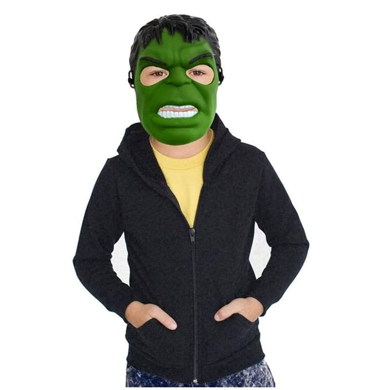 Jucarii, Copii si Bebe - Jucarii si jocuri - Jucarii de rol - Masti si costume copii - Masca pentru copii IdeallStore®, Incredible Hulk, plastic, verde, prindere elastic, marime universala - Infinity.ro