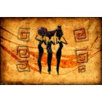 Casa si Gradina - Decoratiuni - Tablouri - Tablou canvas Africa retro vintage arta 73, 105 x 70 cm - Infinity.ro