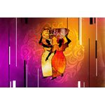 Casa si Gradina - Decoratiuni - Tablouri - Tablou canvas Africa retro vintage arta 8, 60 x 40 cm - Infinity.ro