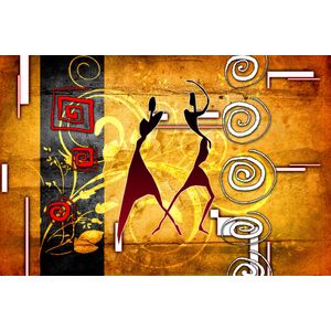 Tablou canvas Africa retro vintage arta 84