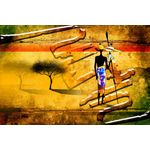 Casa si Gradina - Decoratiuni - Tablouri - Tablou canvas Africa retro vintage arta 87, 90 x 60 cm - Infinity.ro