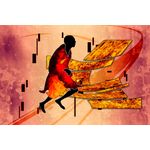 Casa si Gradina - Decoratiuni - Tablouri - Tablou canvas Africa retro vintage arta 9, 90 x 60 cm - Infinity.ro