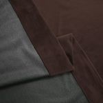 Casa si Gradina - Textile si covoare - Perdele si draperii - Draperii - Set draperie din catifea blackout cu rejansa transparenta cu ate pentru galerie, Madison, 150x245 cm, densitate 700 g ml, English Walnut, 2 buc - Infinity.ro
