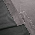 Casa si Gradina - Textile si covoare - Perdele si draperii - Draperii - Set draperie din catifea blackout cu rejansa transparenta cu ate pentru galerie, Madison, 200x240 cm, densitate 700 g ml, Philippine Gray, 2 buc - Infinity.ro
