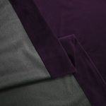 Casa si Gradina - Textile si covoare - Perdele si draperii - Draperii - Set draperie din catifea blackout cu rejansa transparenta cu ate pentru galerie, Madison, 150x255 cm, densitate 700 g ml, Thamarind, 2 buc - Infinity.ro