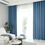 Casa si Gradina - Textile si covoare - Perdele si draperii - Draperii - Set draperie din catifea blackout cu rejansa transparenta cu ate pentru galerie, Madison, 150x265 cm, densitate 700 g ml, Bismark, 2 buc - Infinity.ro