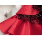 Jucarii, Copii si Bebe - Jucarii si jocuri - Papusi si accesorii - Papusi - Set papusa,TAKUMI, rochie catifea si pantofi, fara peruca, Georgina, 30 cm, 3 ani - Infinity.ro