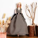 Jucarii, Copii si Bebe - Jucarii si jocuri - Papusi si accesorii - Papusi - Set papusa,TAKUMI, Rochie, pantofi, manusi si colier, fara peruca, Ariel, 30 cm, 3 ani - Infinity.ro