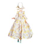 Jucarii, Copii si Bebe - Jucarii si jocuri - Papusi si accesorii - Carucioare papusi si accesorii - Set imbracaminte TAKUMI, rochie, pantofi si batic, Helene, 3 ani - Infinity.ro