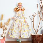 Jucarii, Copii si Bebe - Jucarii si jocuri - Papusi si accesorii - Carucioare papusi si accesorii - Set imbracaminte TAKUMI, rochie, pantofi si batic, Helene, 3 ani - Infinity.ro