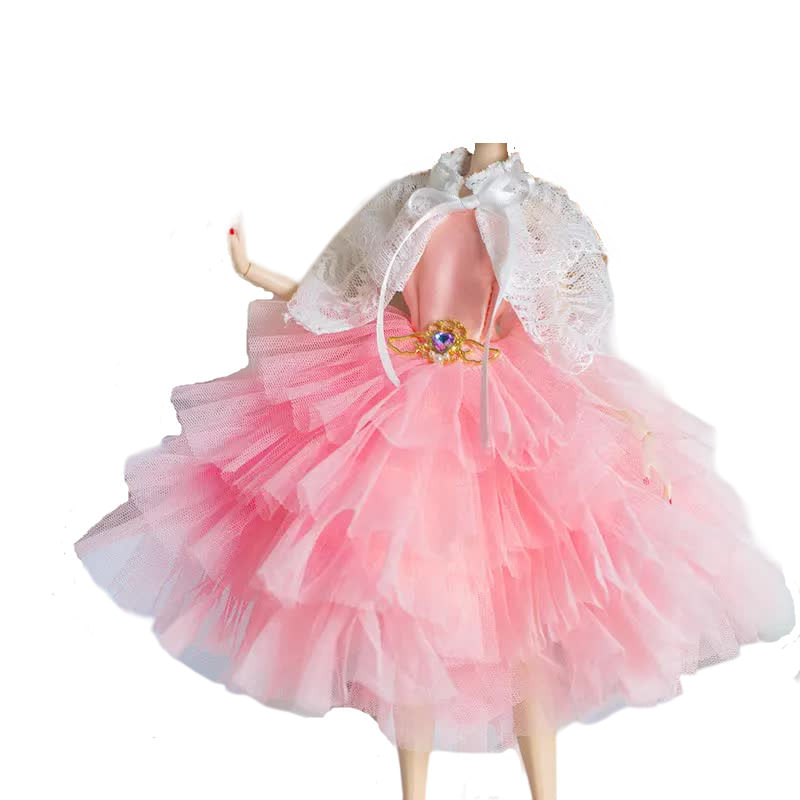 Jucarii, Copii si Bebe - Jucarii si jocuri - Papusi si accesorii - Carucioare papusi si accesorii - Set imbracaminte TAKUMI, rochie tull, bolero dantela si sandale, Grace, 3 ani - Infinity.ro