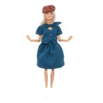 Jucarii, Copii si Bebe - Jucarii si jocuri - Papusi si accesorii - Carucioare papusi si accesorii - Set imbracaminte papusa,TAKUMI, compleu fusta, bluza si sapca, Beverly, 3 ani - Infinity.ro