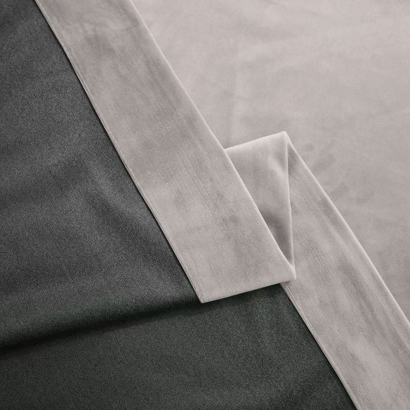 Casa si Gradina - Textile si covoare - Perdele si draperii - Draperii - Set draperie din catifea blackout cu rejansa din bumbac tip fagure, Madison, 150x250 cm, densitate 700 g ml, Perfectly Pale, 2 buc - Infinity.ro