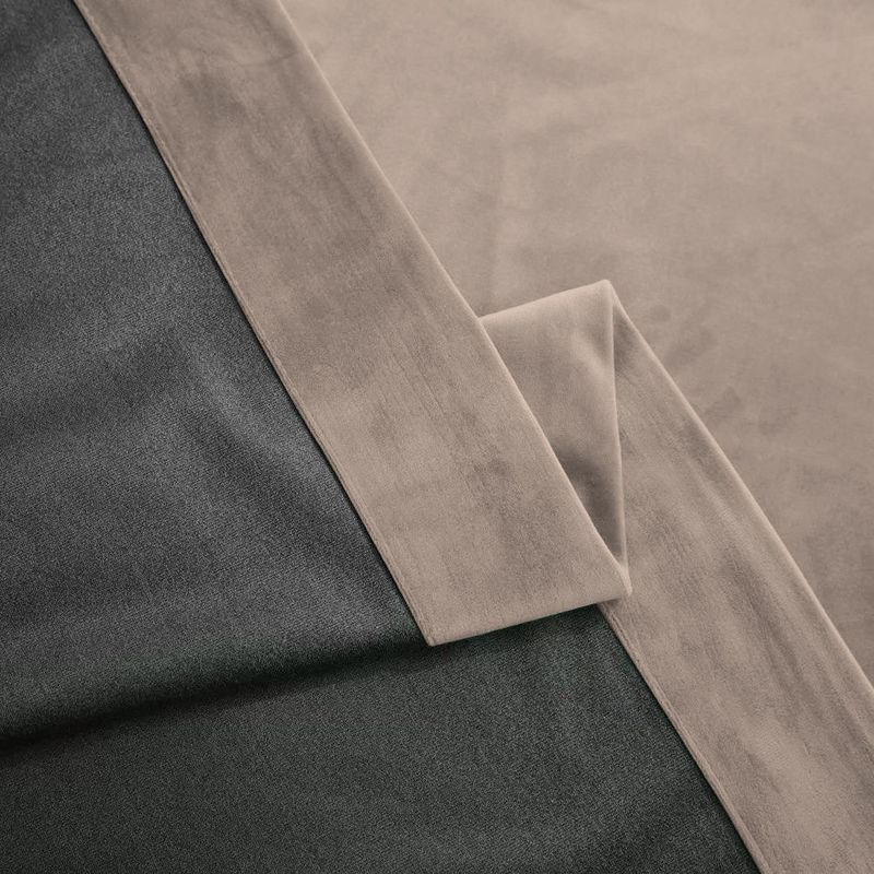 Casa si Gradina - Textile si covoare - Perdele si draperii - Draperii - Set draperie din catifea blackout cu rejansa din bumbac tip fagure, Madison, 250x270 cm, densitate 700 g ml, Grullo, 2 buc - Infinity.ro