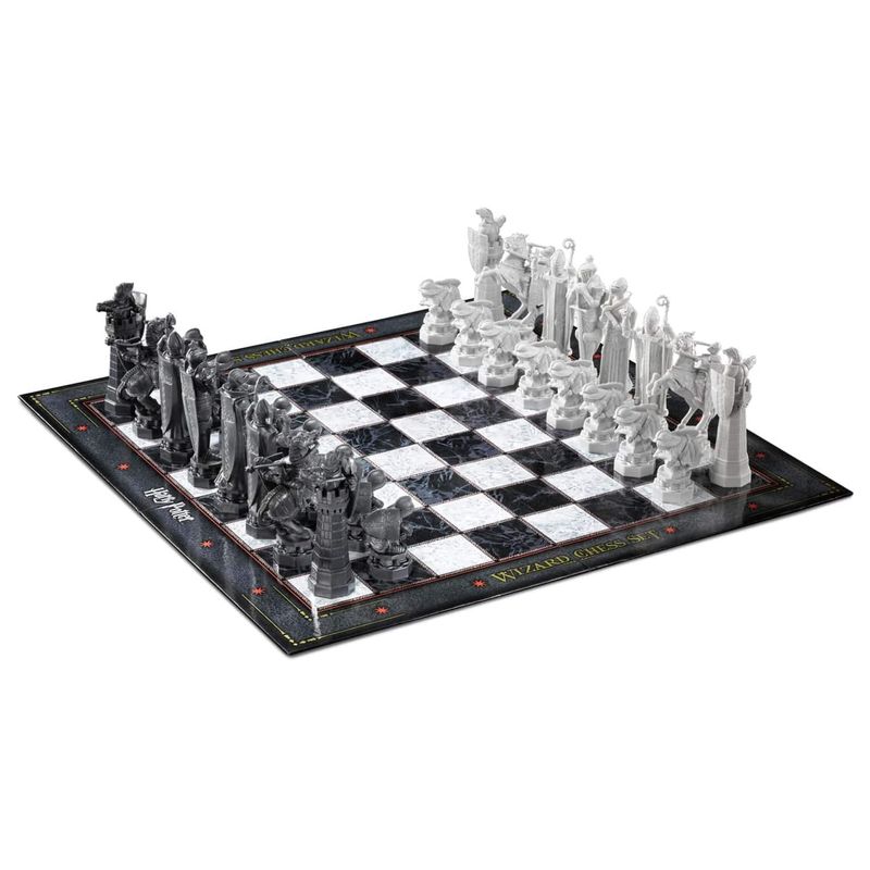 Sport si Outdoor - Alte sporturi - Sah si table - Joc sah Harry Potter, Wizard Chess, 47x47 cm, rasina, multicolor - Infinity.ro