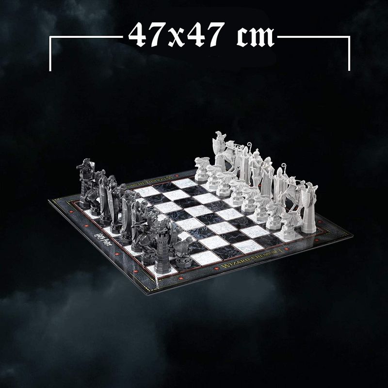 Sport si Outdoor - Alte sporturi - Sah si table - Joc sah Harry Potter, Wizard Chess, 47x47 cm, rasina, multicolor - Infinity.ro