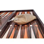 Jucarii, Copii si Bebe - Jucarii si jocuri - Jocuri si puzzle - Jocuri de societate - Joc table si dame IdeallStore®, Backgammon Expert, lemn lucios, inchidere magnetica, 48 cm, maro - Infinity.ro