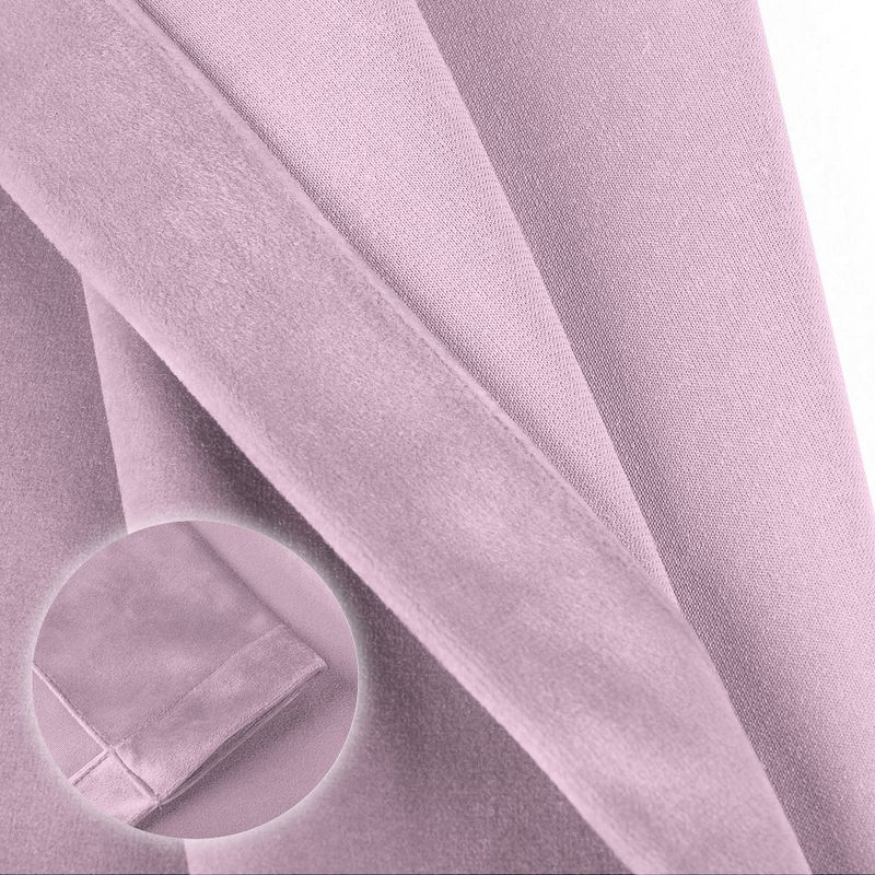 Casa si Gradina - Textile si covoare - Perdele si draperii - Draperii - Set draperii din catifea cu inele negre, Madison, 150x235 cm, densitate 700 g/ml, Periwinkle, 2 buc - Infinity.ro