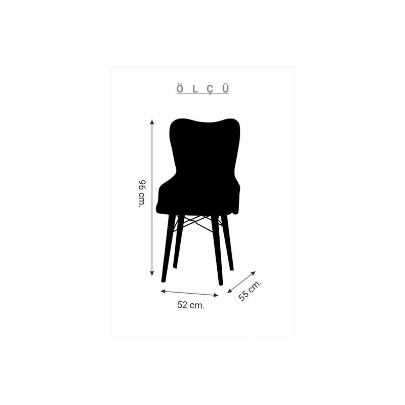 Casa si Gradina - Mobilier - Scaune si fotolii - Scaune - Scaune set 2 confort maro, picioare lemn, tapitat, stofa, ArteLemn 52 x 55 x 96 cm - Infinity.ro