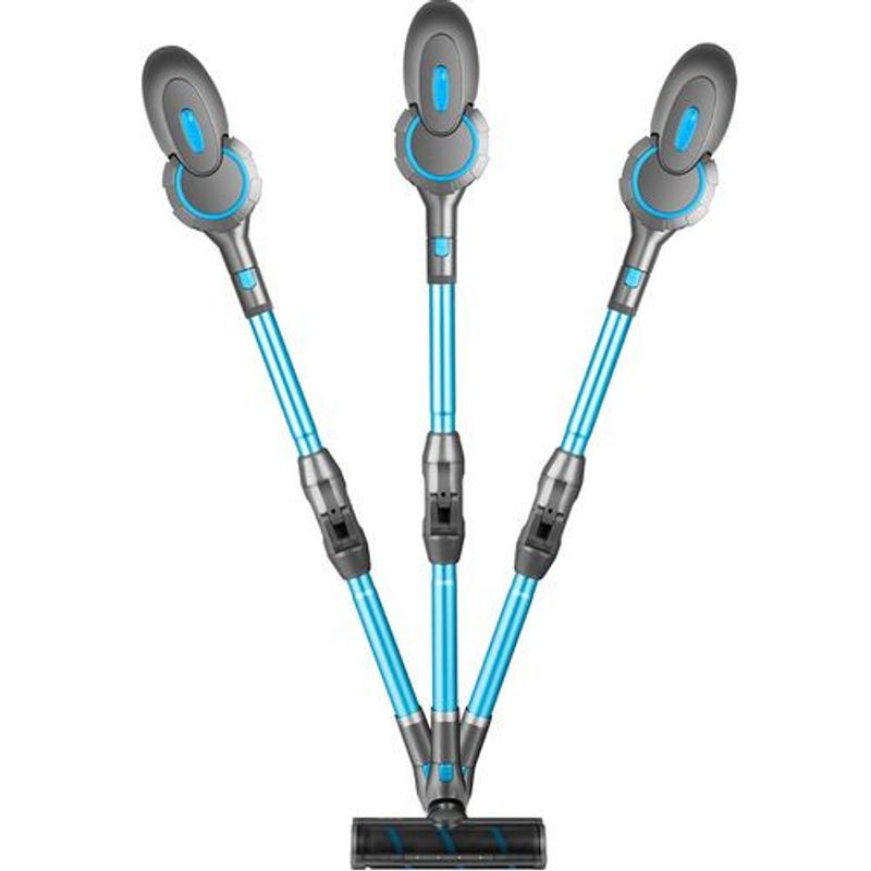 Electronice si Electrocasnice - Ingrijirea locuintei - Aspiratoare - Aspirator vertical portabil 2 in 1 ECG VT 6220 Power Flex, Cyclone, 200 W, 22.2 V Li-ion - Infinity.ro