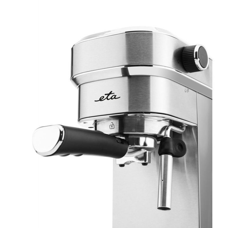 Electronice si Electrocasnice - Electrocasnice bucatarie - Preparare bauturi - Espressoare - Espressor manual ETA Stretto 2180, 1350 W, 0.75 L, dispozitiv spumare, 15 bar, otel inoxidabil - Infinity.ro