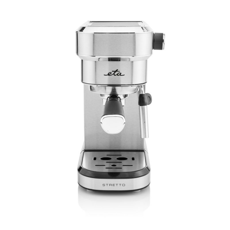 Electronice si Electrocasnice - Electrocasnice bucatarie - Preparare bauturi - Espressoare - Espressor manual ETA Stretto 2180, 1350 W, 0.75 L, dispozitiv spumare, 15 bar, otel inoxidabil - Infinity.ro