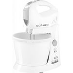 Electronice si Electrocasnice - Electrocasnice bucatarie - Mixere, tocatoare & roboti de bucatarie - Mixere - Mixer de mana cu bol rotativ ECG RSM 4052, 400 W, 3.5 L, 5 viteze, functie Turbo, alb - Infinity.ro