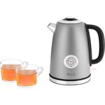 Casa si Gradina - Bucatarie si vesela - Vase pentru gatit - Ibrice - Fierbator electric ECG RK 1700 Magnifica Antracito, 1.7 litri, 2200 W, otel inoxidabil, indicator temperatura - Infinity.ro