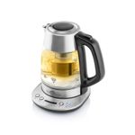 Casa si Gradina - Bucatarie si vesela - Vase pentru gatit - Ibrice - Fierbator electric cu infuzor pentru ceai ETA CRYSTELA PREMIUM 9153, 1.5 L, 2200W, otel inoxidabil si sticla - Infinity.ro