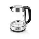 Electronice si Electrocasnice - Electrocasnice bucatarie - Preparare bauturi - Fierbatoare de apa - Cana fierbator din sticla ETA Crystela 6153, 1, 7 L, 2200 W, iluminare LED albastra - Infinity.ro