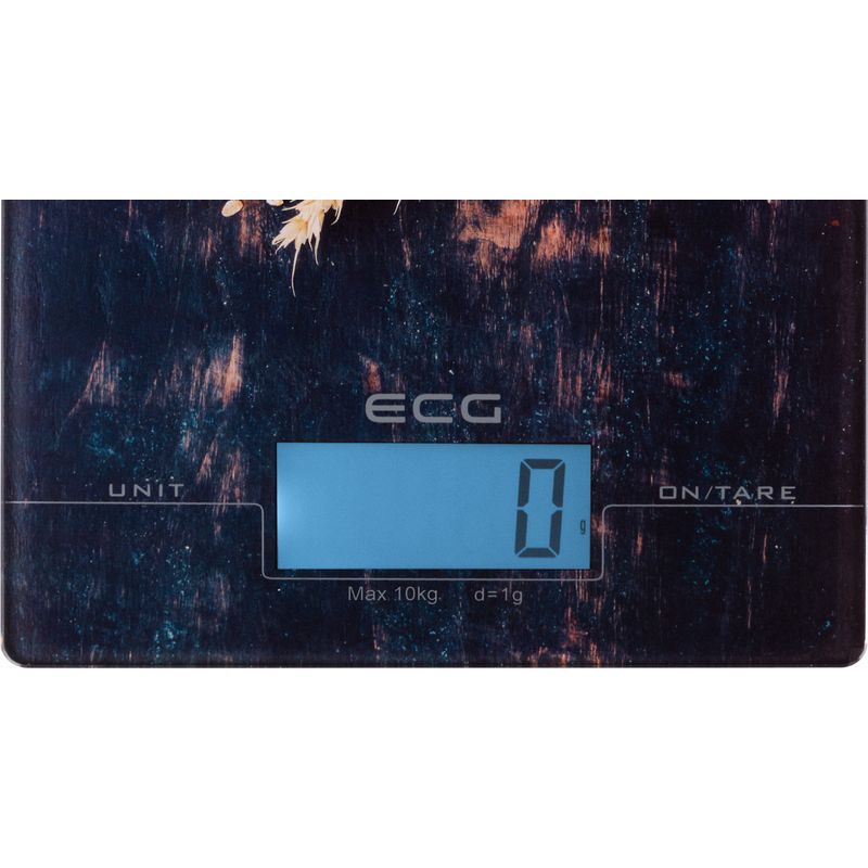 Electronice si Electrocasnice - Electrocasnice bucatarie - Mixere, tocatoare & roboti de bucatarie - Cantare de bucatarie - Cantar digital de bucatarie ECG KV 1021 berries, 10 kg, functie TARA, precizie 1 g, LCD - Infinity.ro