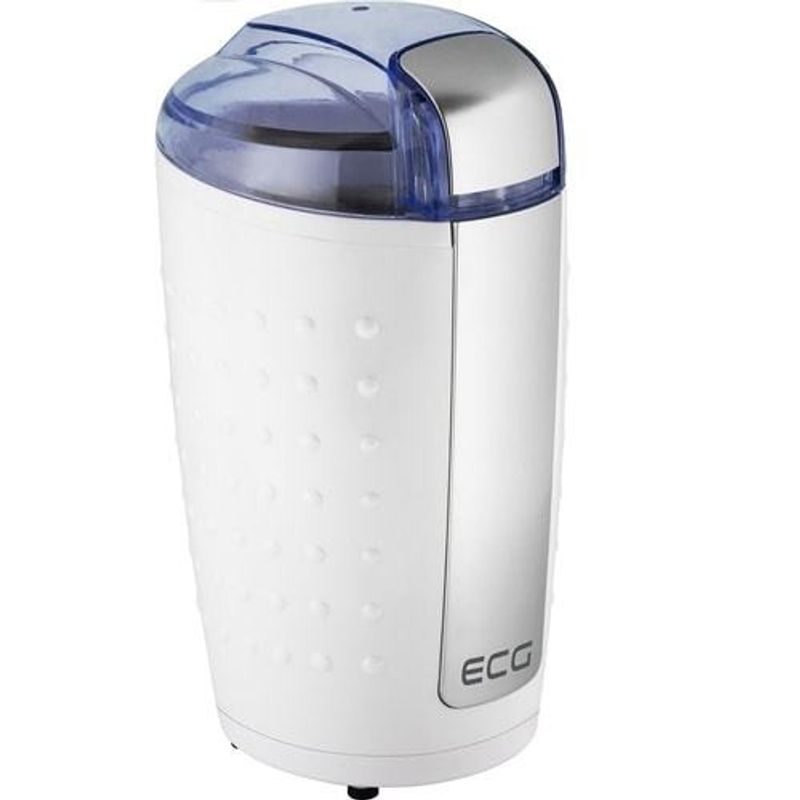 Casa si Gradina/Bucatarie si vesela/Ustensile bucatarie/Rasnite si dozatoare condimente - Rasnita de cafea ECG KM 110, 200 W, 80 g, culoare alb cu argintiu - Infinity.ro