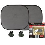 Auto si Moto - Piese auto si accesorii - Caroserie - Parbrize, lunete si geamuri auto - Jaluzele negre pentru geamurile laterale 44x38 cm set 2 buc - Infinity.ro
