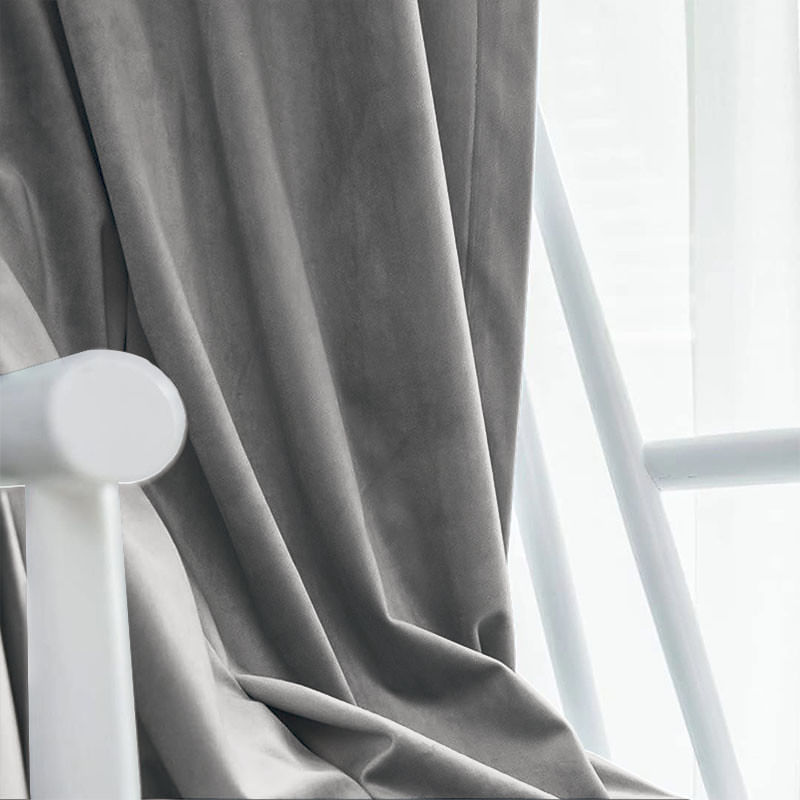 Casa si Gradina - Textile si covoare - Perdele si draperii - Draperii - Set draperie din catifea blackout cu rejansa transparenta cu ate pentru galerie, Madison, 250x210 cm, densitate 700 g ml, Tapa, 2 buc - Infinity.ro
